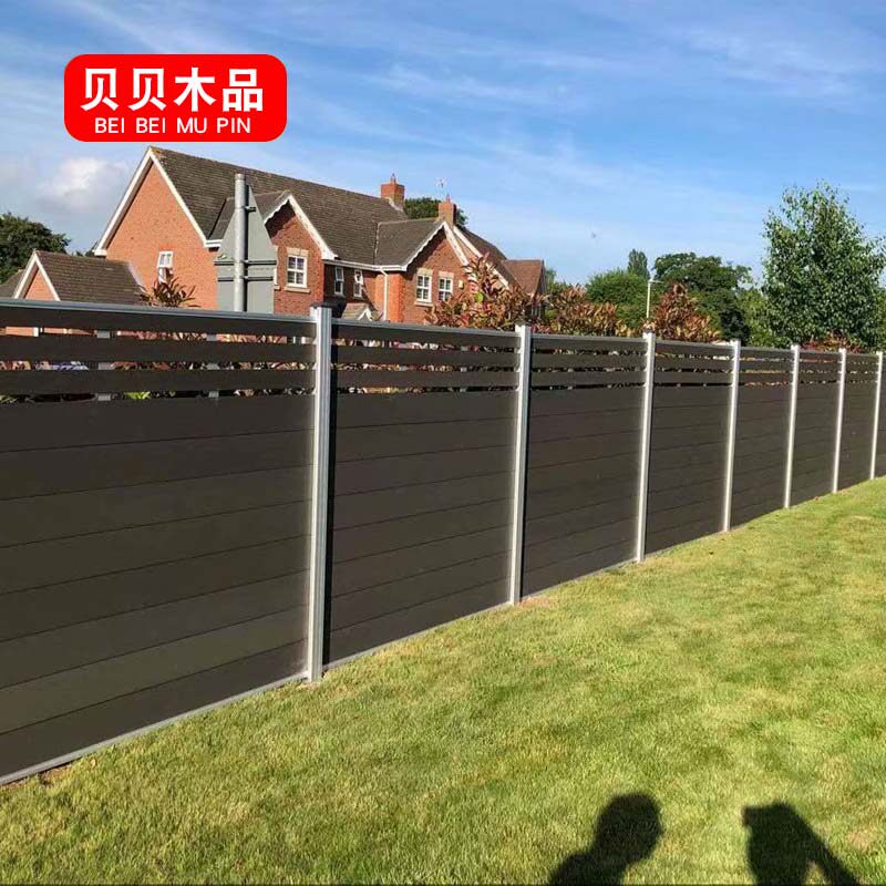 北京塑木地板围栏户外花园长条防腐木防水防腐阳台庭院露台爬藤架