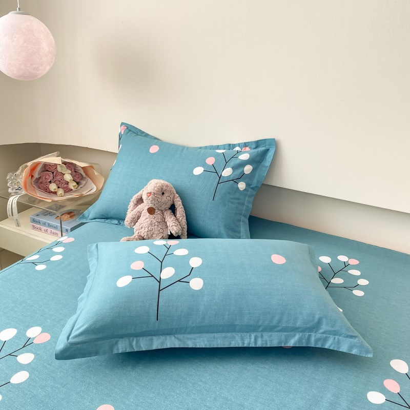 全棉床单单件夏季100布儿童单人学生宿舍被单三件套1.5米双人