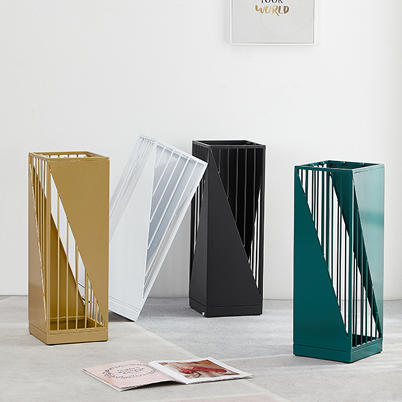 家用雨伞架免安装放长短伞架子雨伞收纳小巧放伞神器简约金色绿色