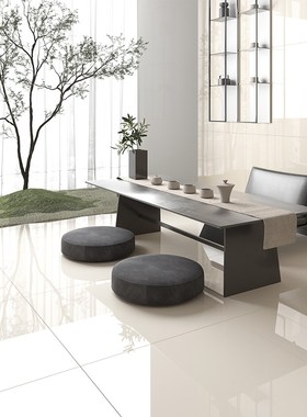 羊脂玉高级质感白色柔光亮面通体瓷砖 厨房卫生间广东地砖墙砖800