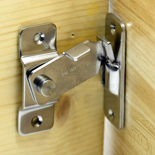 304不锈钢90度仓谷门锁扣直角锁推拉门插销房门门扣移门搭扣门栓