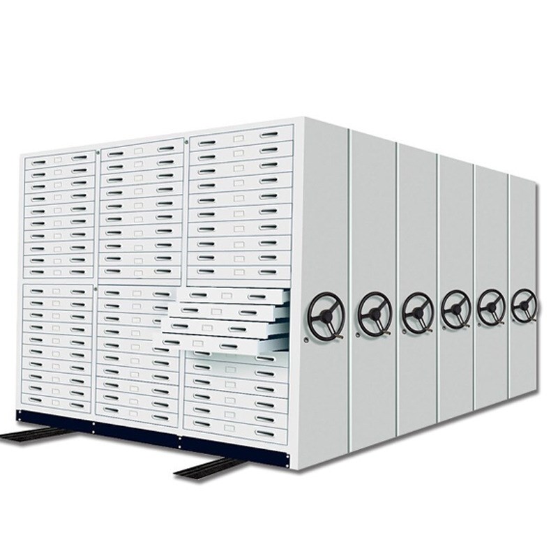 智能密集柜档案室密集架手摇式移动文件凭证柜电动轨道资料架货架