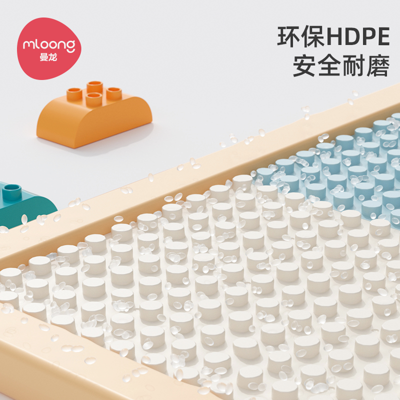 儿童多功能积木桌男孩女宝宝百变玩具桌益智大颗粒拼装可折叠稳固