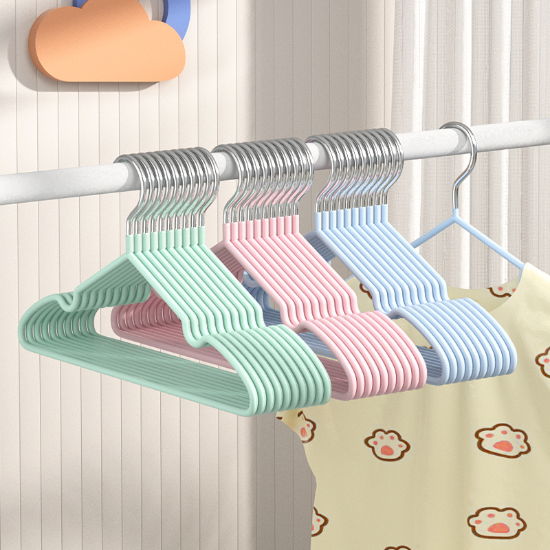 新款儿童衣架小衣架宝宝婴儿晾衣架家用中童大童挂衣小孩衣架