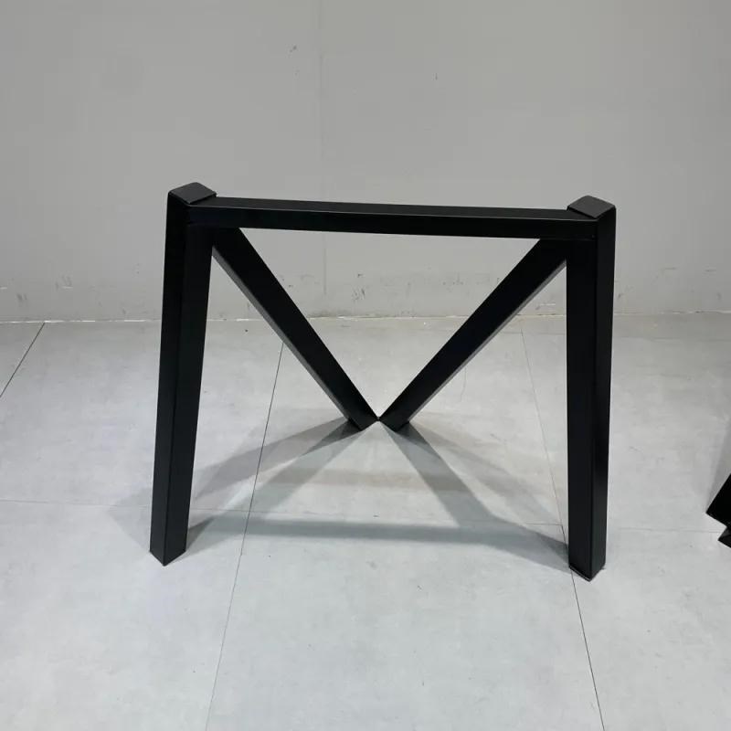 铁艺桌腿支架M型 办公桌脚大板桌架金属脚架简易餐桌脚定制桌子腿