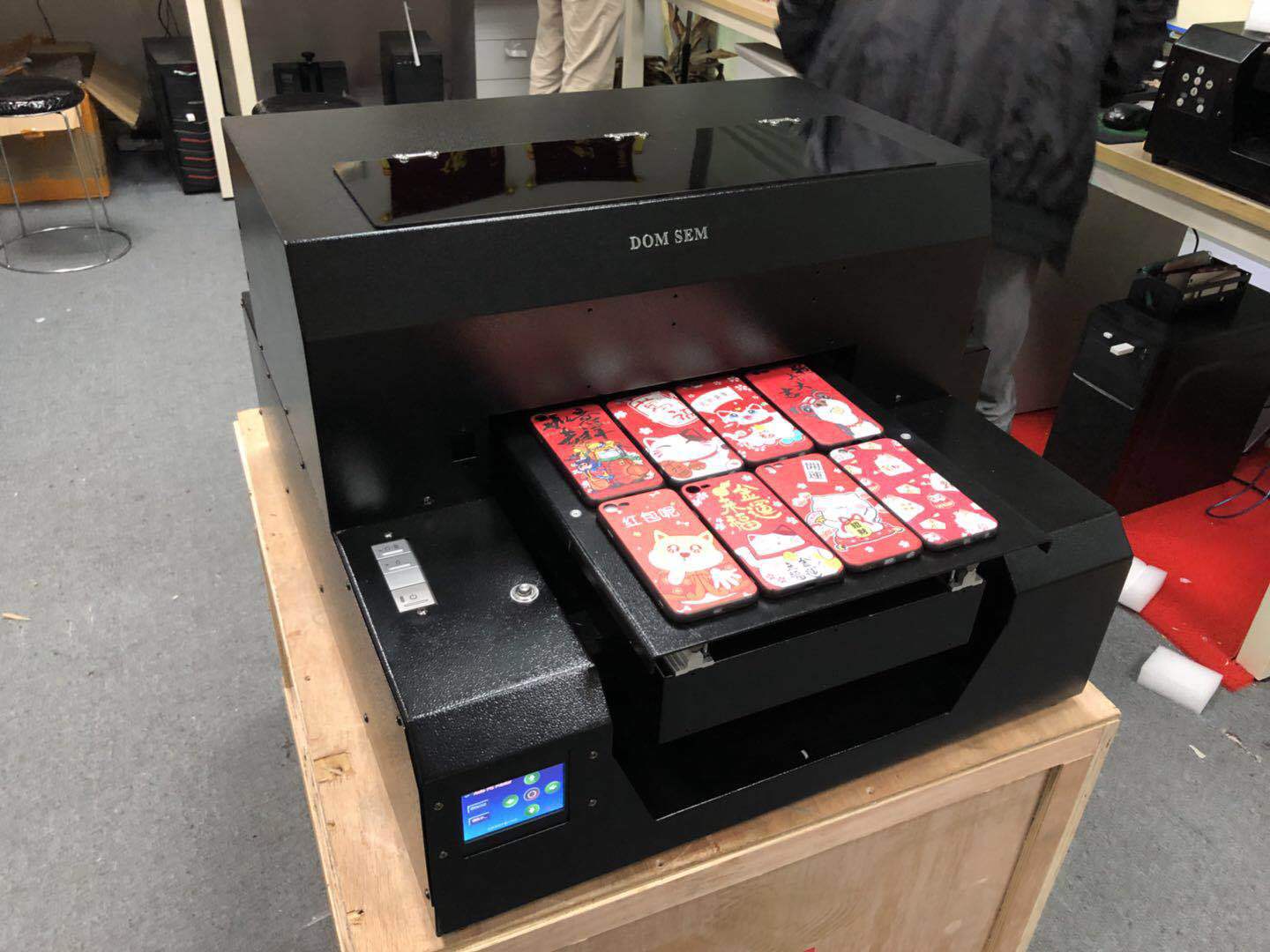 小型a3uv平板打印机厂家diy照片3d浮雕手机壳彩绘机
