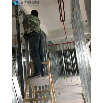 隔断钢无尘轻温矿棉板吊顶板天花板石膏板隔墙州安装龙骨吊顶