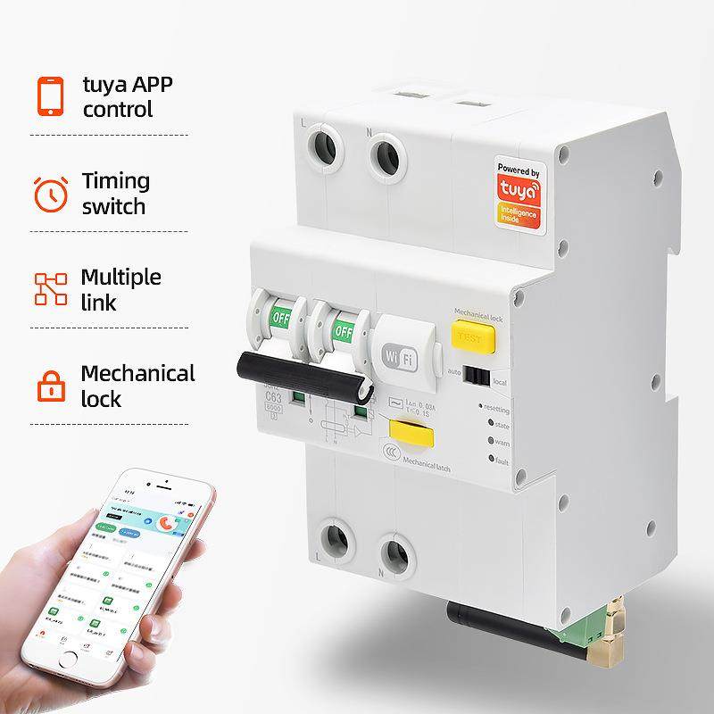 厂家直发涂鸦WIFI通断器计量采温远程操控智能开关断路器定时,电子元器件市场,电机/马达,淘宝优惠券,粉丝福利购,淘宝优惠卷