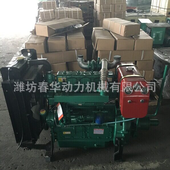 63KW粉碎机用潍坊柴油机直喷增压4105发动机泵用潍坊柴油机价格