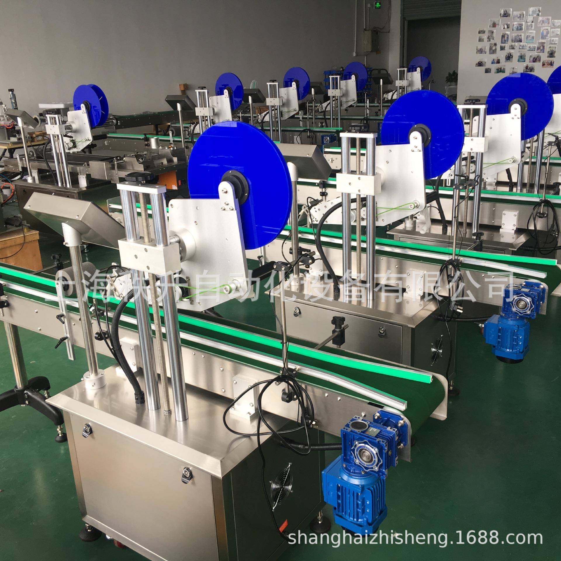 盒子贴标签机 奶粉盖子贴商标机器 顶面贴标签机械 代贴标加工厂