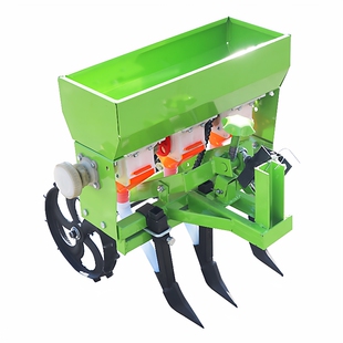 三行小麦播种机微耕机配套大豆播种用玉米红豆施肥机多功能播种