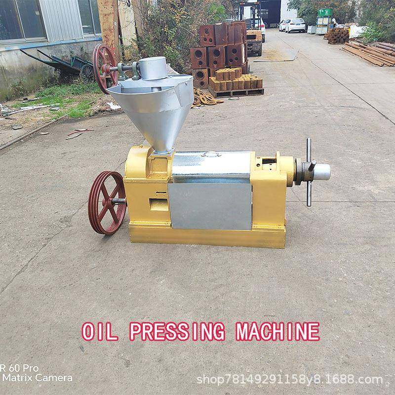 商用螺旋榨油机Oil pressing machine大豆茶籽核桃棕榈果榨油机