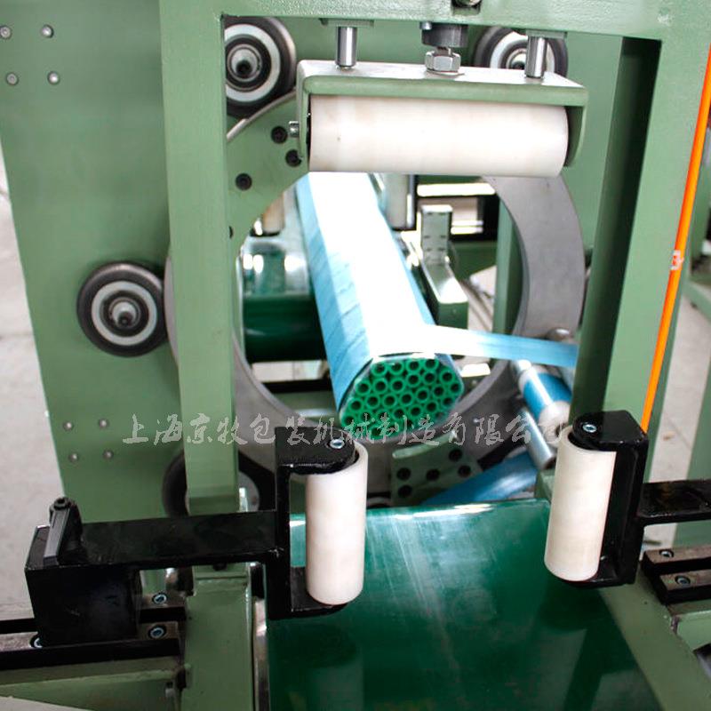 现货PVC管包装机 PPR管材缠绕包装机常州水平塑料管缠绕包装机