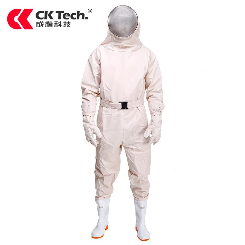 防护服娘蚂蜂蜂红连体透气防蜂胡蜂 捉加厚衣专用全套马蜂服虎头