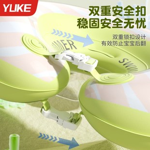 婴儿游泳圈脖圈新生儿宝宝幼儿洗澡颈圈6个月0岁防呛家用儿童泳圈