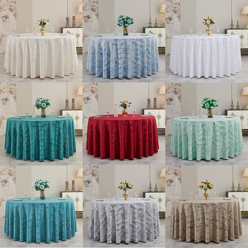 桌布圆桌新款中式酒店桌布餐厅简约大圆桌桌布圆形餐桌台布布艺,居家布艺,桌布,淘宝优惠券,粉丝福利购,淘宝优惠卷