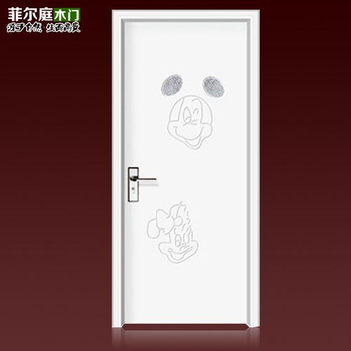 PVC实木复合模压工装门家用厨卫玻璃门洗手间套装门办公室室内门