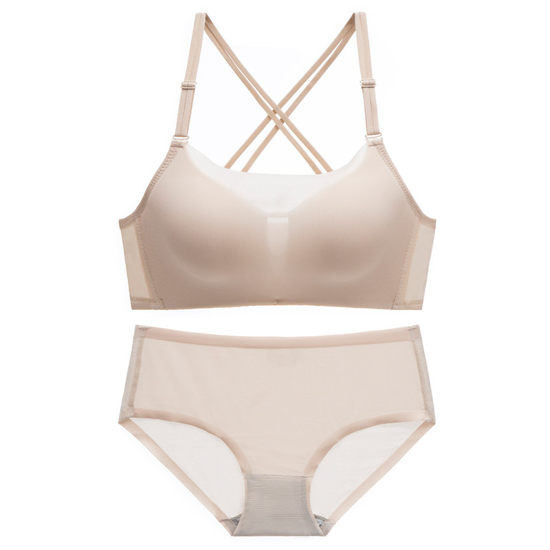 防走光抹胸式文胸聚拢小胸显大无钢圈加厚8cm超厚内衣女平胸aa杯