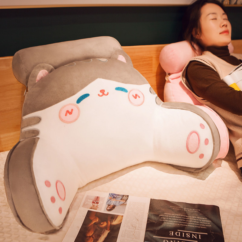 猫咪床头软包大靠背床上儿童床靠枕看书护腰靠垫沙发宿舍学生秋冬,居家布艺,床头靠垫,淘宝优惠券,粉丝福利购,淘宝优惠卷