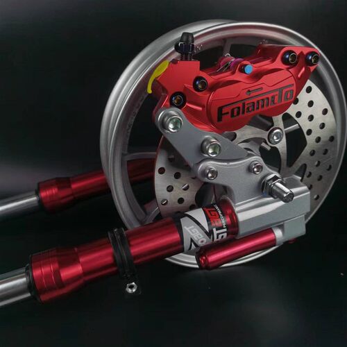 电动车27芯前减震一套009小龟/巧格/九号F90/fN60鬼火/DE3碟刹套