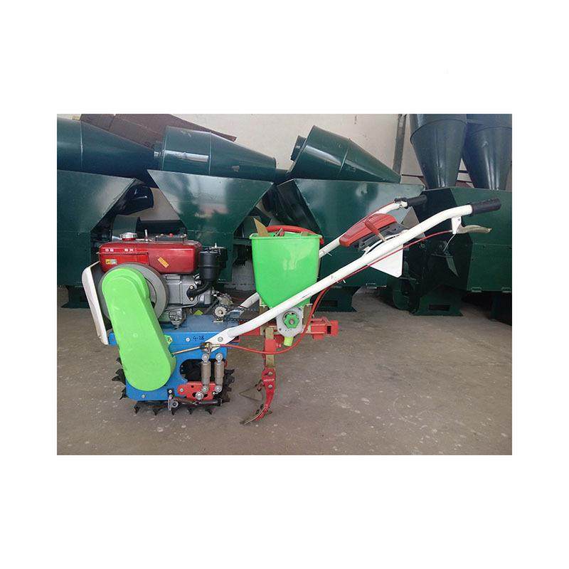 小型草坪播机双行汽油精播机YOV种功菜多能榨播种机