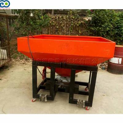 后悬挂农式用撒肥农用颗YYU粒化肥播撒机不锈肥钢桶塑机料桶点器