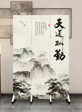 动中式屏风隔断客厅折移家用卧室叠卫生进间门遮挡办公室简易ZP-0