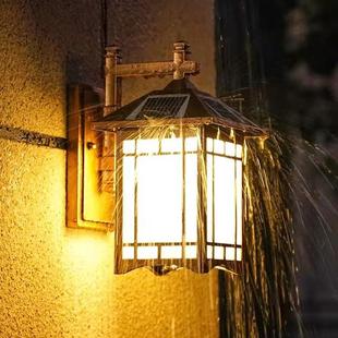 太阳别能户外壁复古墅阳台防LY 室院外庭灯东京 3005水墙壁灯中式