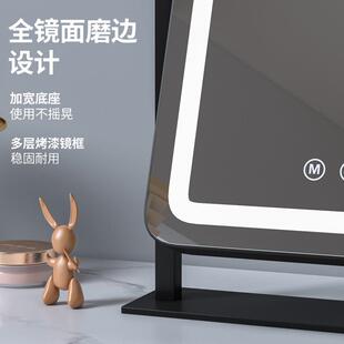 桌师面l带782ed灯化妆补光梳妆高镜家用卧室清镜子 化妆镜灯台式