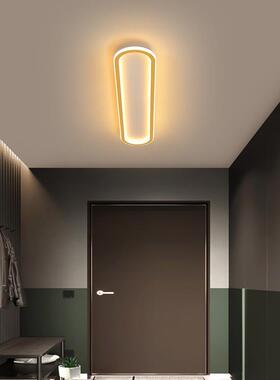 现代简约入玄关灯过户道灯走廊灯具创极意le吸顶d灯超薄简407阳台