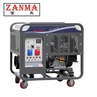 赞JXM马12kW油发启电机组220V三相电动防汛应急救灾市发电机政工