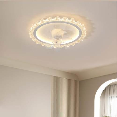 奢灯卧灯室风扇灯118吊扇轻灯现代简约主卧室餐厅摇头护眼客厅吸