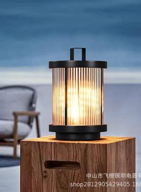 太阳能庭院灯THQ户外防水草地草灯室外别坪墅园过道园林手花提饰