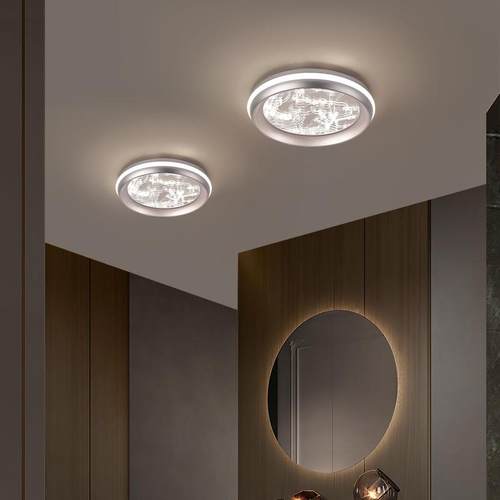 跨境直X510供现简约云天花过道代走廊灯创雾意阳台衣帽板间玄关吸