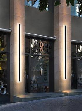 户外太阳B能RGW长条壁2018B灯室外防水洗门墙灯庭院灯别墅墙灯围