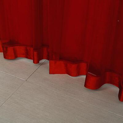 蕾丝门帘卧室房防蚊帘长帘2025F96697SH年新款家用纱免子打厨孔隔