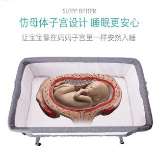 新婴儿欧式 床床边床摇生儿床bb床804OEM 多功能宝宝床可折叠便携式