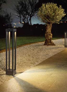 l形ed户外方草坪照灯庭院灯别园墅花园公P1218道路明路灯市电草地