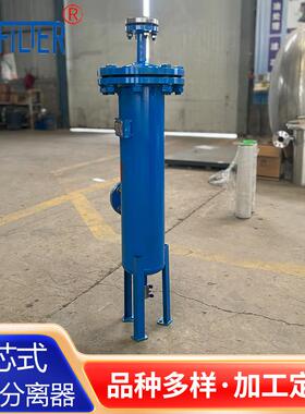 压缩460空5气离油水分器MJF-80A承压1.0MPA进上出侧进口DN0