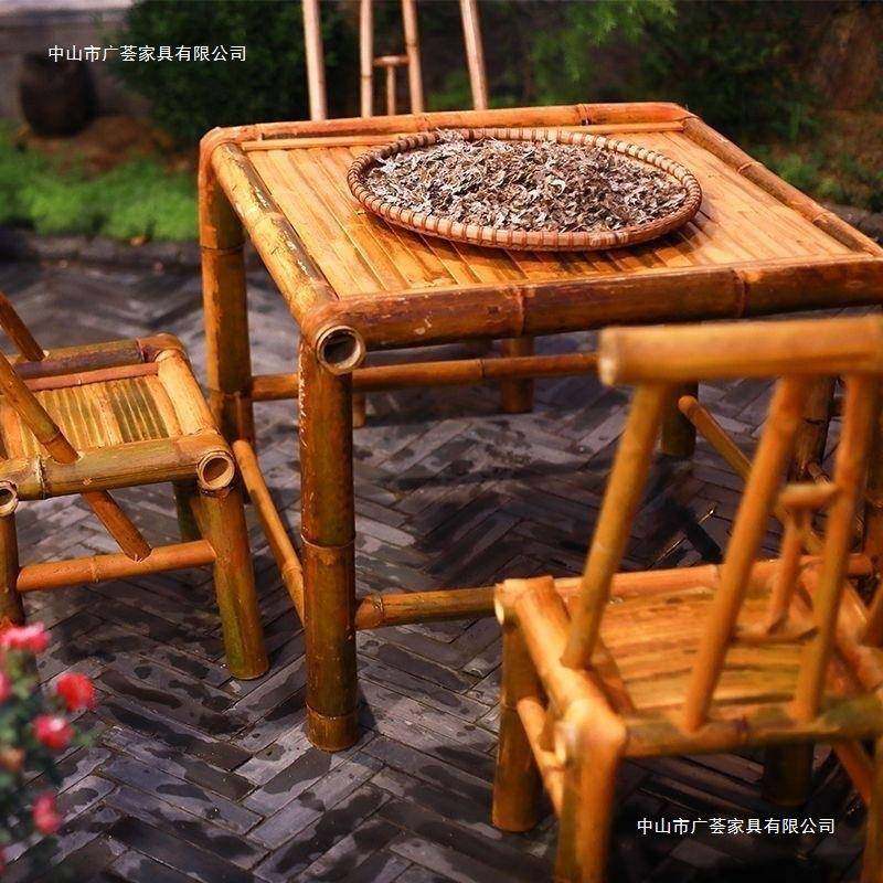 OEX老式竹桌茶桌围炉全炊煮茶组野桌椅套庭院茶几竹子复古民合宿,商业/办公家具,茶台/茶桌,淘宝优惠券,粉丝福利购,淘宝优惠卷
