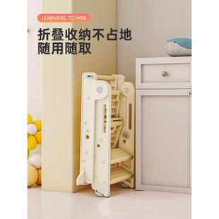 ?学习塔蒙氏宝洗手台阶凳可宝踏折AOK叠儿童洗漱踩凳楼梯台子脚垫