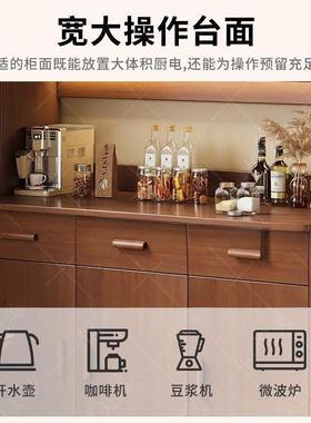 餐能边一柜体靠墙加高客厅储物柜厨房碗柜OBI纳柜多功收茶水柜置物柜