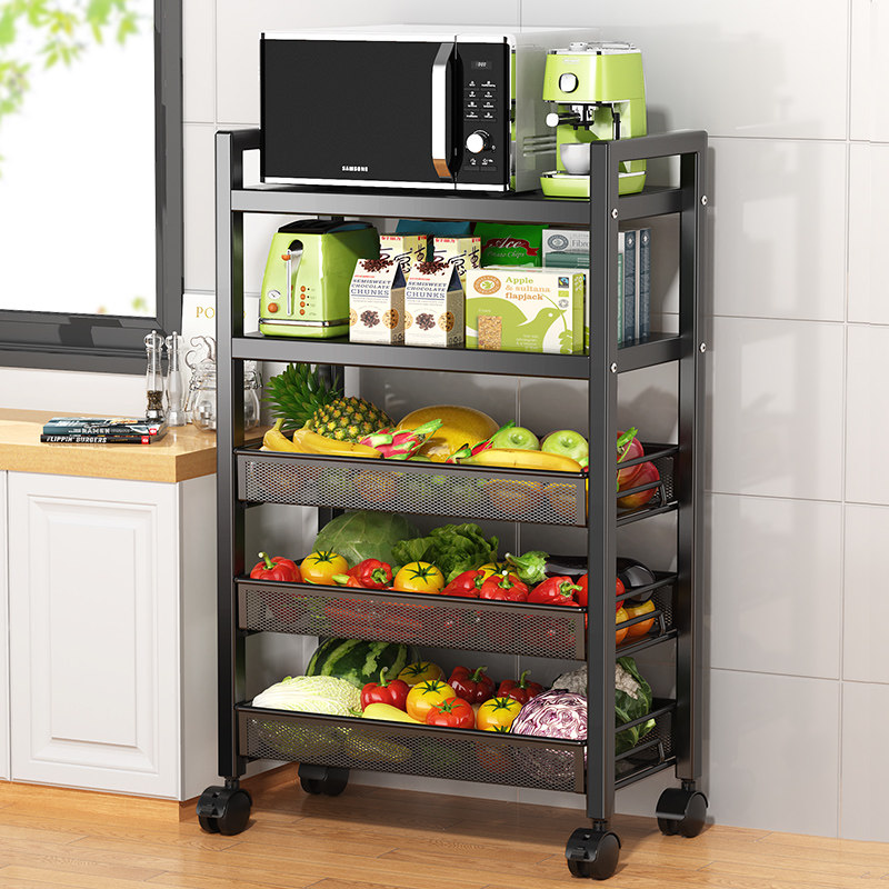 304不锈钢厨房置物架落地多层家用小推车蔬菜篮收纳架子用品大全,厨房/烹饪用具,厨房置物架/置物柜/角架,淘宝优惠券,粉丝福利购,淘宝优惠卷