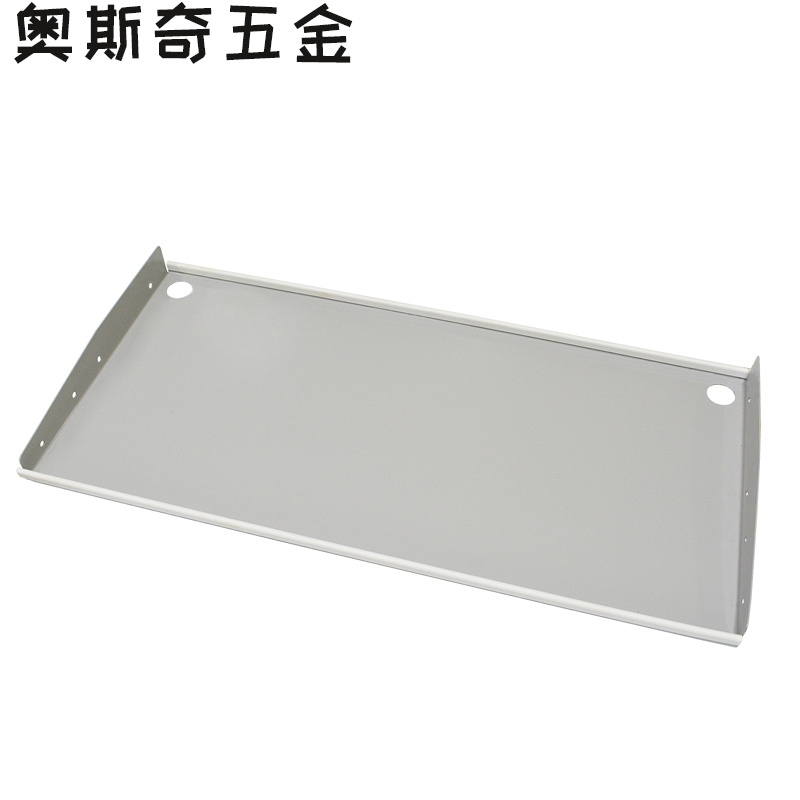 办公桌钢制键盘托架支撑架电脑键盘抽屉托盘桌底板托二节导轨吊装