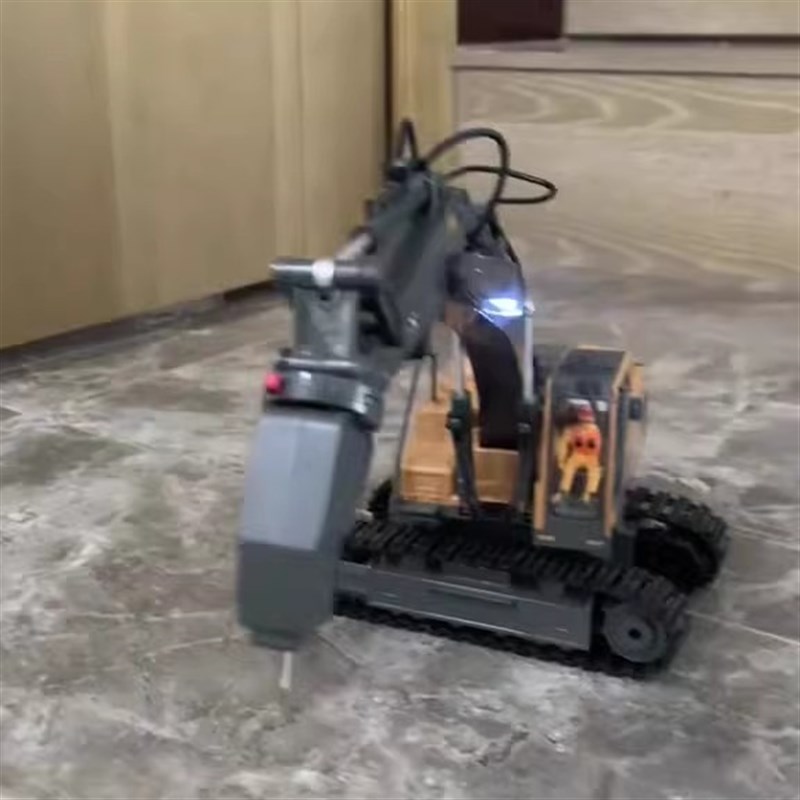 挖土机遥控车儿童倾卸车玩具翻斗车模型工程运输车卡车男孩怪手车