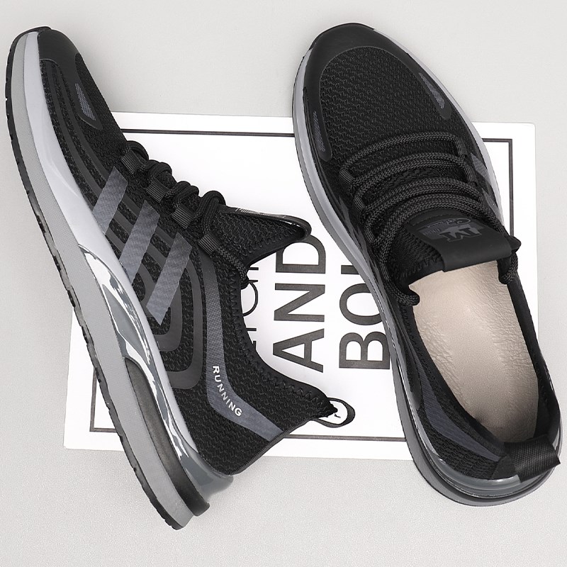 秋季特大码男鞋46透气飞织网鞋47加肥脚胖运动鞋48薄款休闲跑步鞋