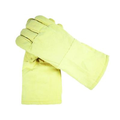 KVLOPAARE防耐高温手套650度芳纶密织布隔热阻燃火手芙套凯拉面料