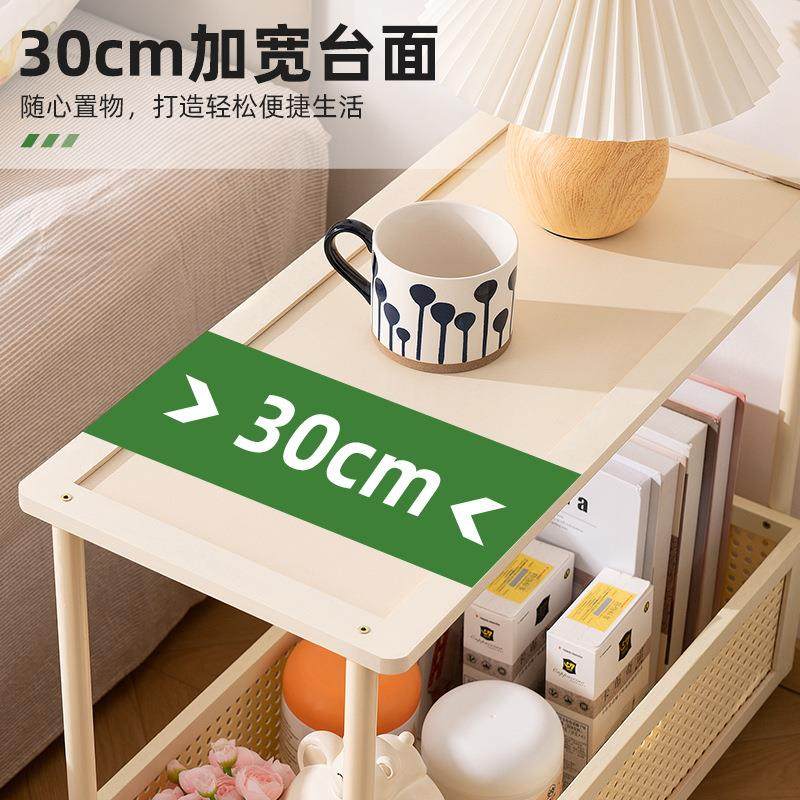 新款约床头柜小型家用床超窄床边2262TCZW收纳柜家用床柜头柜头简