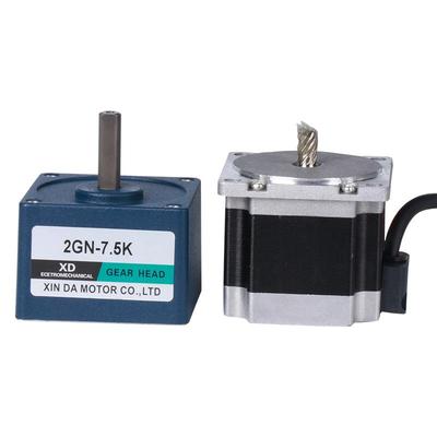 厂家销57237步电机带齿进轮减速低噪音高精度微小型电直机箱马达