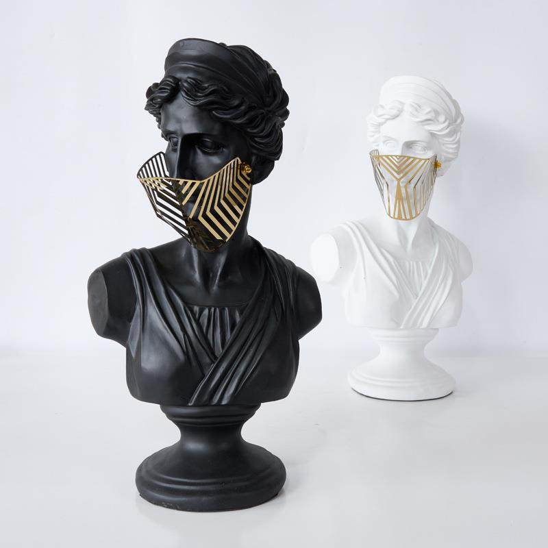 样面罩人雕摆件抽象塑人物板房客厅书柜创意TB-64523饰家居艺术软,家居饰品,装饰摆件,淘宝优惠券,粉丝福利购,淘宝优惠卷